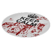 Houd Calm Parody Cutting Board Snijplank (Hoek)