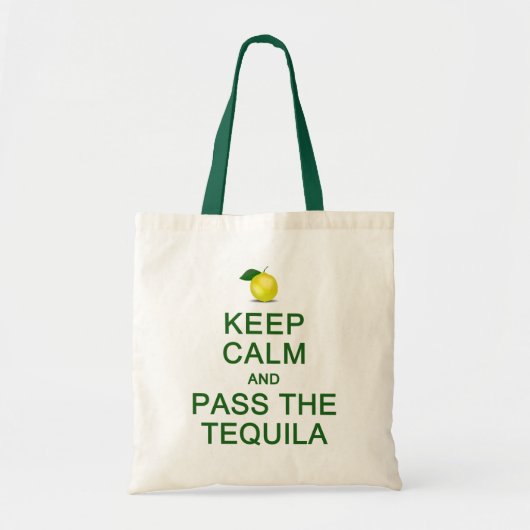 HOUD CALM & PASS DE TEQUILA-tas - kies stijl Tote Bag (Voorkant)