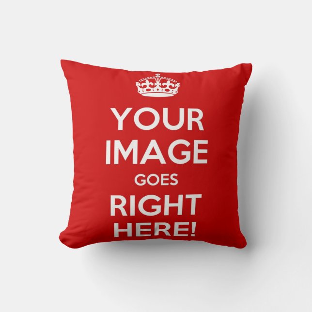 Houd Calm Pillow* het beste met vierkante afbeeldi Kussen (Voorkant)