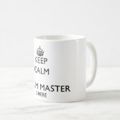 Houd Calm Scrum Master hier Koffiemok (Voorkant rechts)