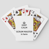 Houd Calm Scrum Master-kaarten Pokerkaarten (Achterkant)