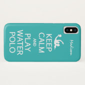 Houd Calm & Speel de kwesties van de de douanefoon Case-Mate iPhone Case (Achterkant (horizontaal))