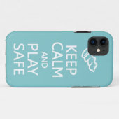 Houd Calm & Speel Veilige iPhone-draagtas voor aan Case-Mate iPhone Case (Achterkant (horizontaal))