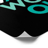 Houd Calm uit het Werk Citaten Motivatie Poster (Hoek)