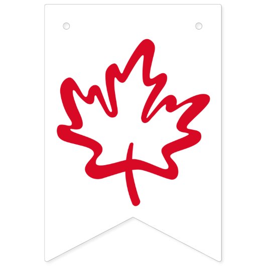 Houd Canada geweldig! Canadian Maple Leaf Make Aga Vlaggetjes (Tweede vlag)
