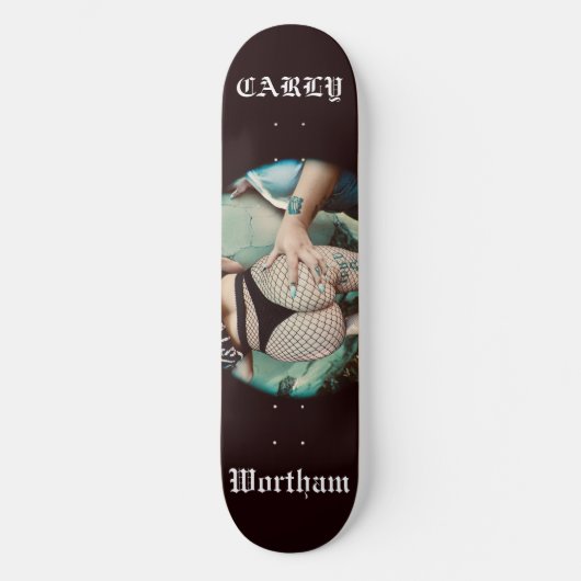 Houd Carly uit County Persoonlijk Skateboard (Voorkant)
