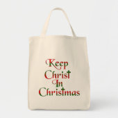 Houd Christus in de Canvas tas van kerststof (Voorkant)