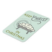 Houd Christus in de Magneet van de Kerstmisauto (Linkerzijde)