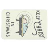 Houd Christus in de Magneet van de Kerstmisauto (Horizontaal)