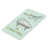 Houd Christus in de Magneet van de Kerstmisauto (Linkerzijde)