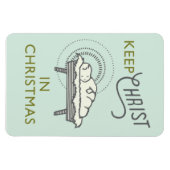 Houd Christus in de Magneet van de Kerstmisauto (Horizontaal)