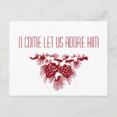 Houd Christus in Kerstmis in Christenen Feestdagenkaart (Voorkant)
