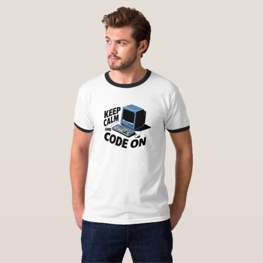 Houd Clam and Code aan T-shirt (Voorkant volledig)