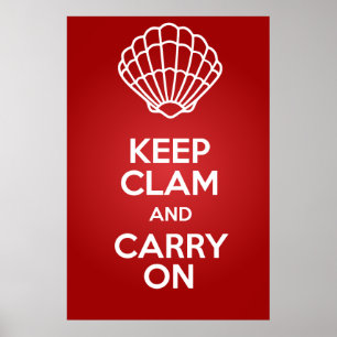 Houd Clam en draai op Grote Parodie Poster 150 DPI