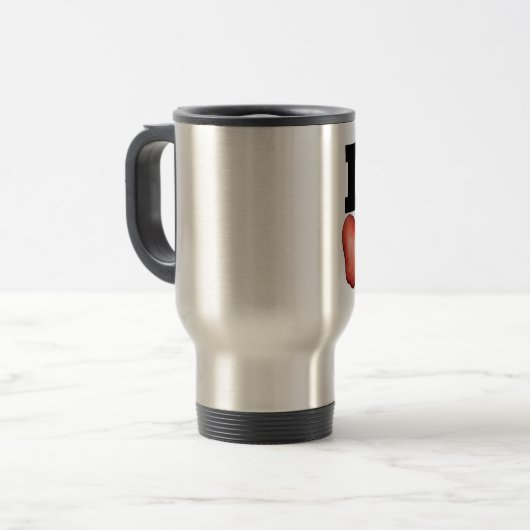 HOUD Collectie Hart Potato Travel Mug Reisbeker (Voorkant links)