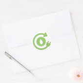 Houd Colorado Groene Ronde Bumpersticker Sticker (Envelop)