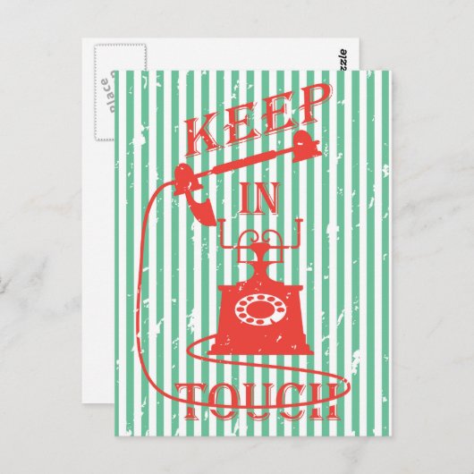 Houd contact met uw offerte briefkaart (Voorkant / Achterkant)