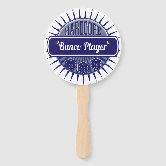 Houd Cool Bunco-spelers Lucky Dice Handwaaier (Voorkant)