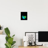 Houd de aarde groen dag planeet milieubewustzijn poster (Thuiskantoor)