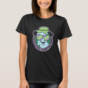 Houd De Aarde Koel Activist Hippies 70s T-shirt