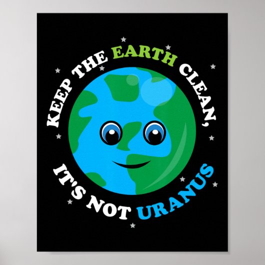 Houd de aarde schoon Dag van de Aarde Poster (Voorkant)