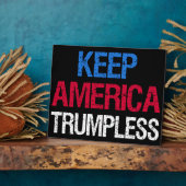 Houd de Amerikaanse Trumpless I Fotoplaat (Zijkant)