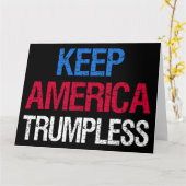 Houd de Amerikaanse Trumpless I Kaart (Gele Bloem)