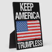 Houd de Amerikaanse Trumpless III Fotoplaat (Zijkant)