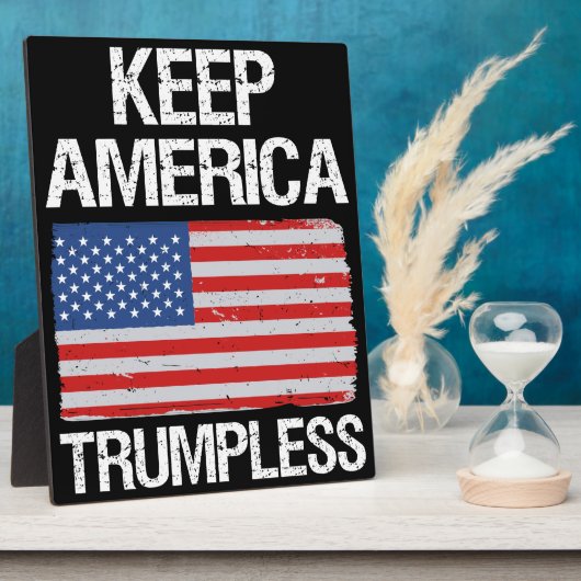 Houd de Amerikaanse Trumpless III Fotoplaat (Zijkant)