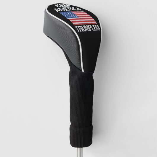 Houd de Amerikaanse Trumpless III Golfheadcover (Schuin)