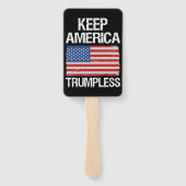 Houd de Amerikaanse Trumpless III Handwaaier (Achterkant)