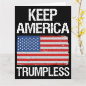 Houd de Amerikaanse Trumpless III Kaart (Gele Bloem)