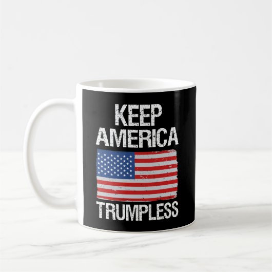 Houd de Amerikaanse Trumpless III Koffiemok (Links)