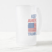 Houd de Amerikaanse Trumpless III Matglas Bierpul (Voorkant rechts)