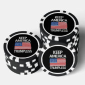 Houd de Amerikaanse Trumpless III Poker Chips (Opstapeling)