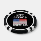 Houd de Amerikaanse Trumpless III Poker Chips (Enkel)