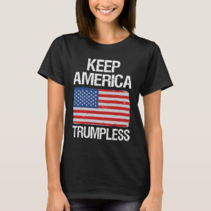 Houd de Amerikaanse Trumpless III T-shirt