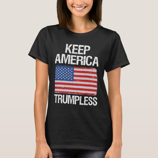 Houd de Amerikaanse Trumpless III T-shirt (Voorkant)