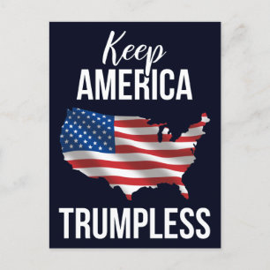 Houd de Amerikaanse Trumpless IV Briefkaart