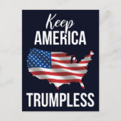Houd de Amerikaanse Trumpless IV Briefkaart (Voorkant)