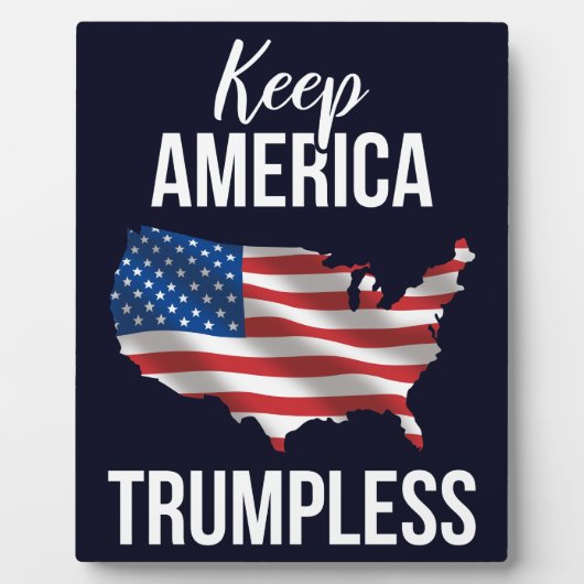 Houd de Amerikaanse Trumpless IV Fotoplaat (Voorkant)