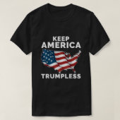 Houd de Amerikaanse trumpless T-shirt (Design voorkant)