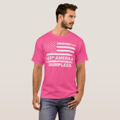 Houd de Amerikaanse trumpless T-shirt (Voorkant volledig)