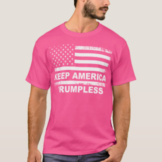 Houd de Amerikaanse trumpless T-shirt