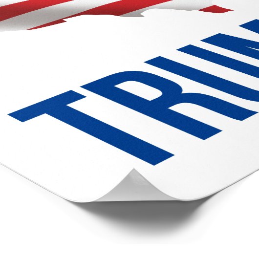 Houd de Amerikaanse Trumpless V Poster (Hoek)