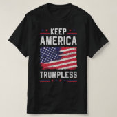 Houd de Amerikaanse vlag op 4 juli T-shirt (Design voorkant)