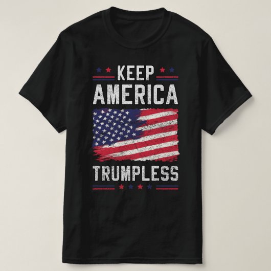 Houd de Amerikaanse vlag op 4 juli T-shirt (Design voorkant)
