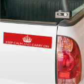 Houd de auto en voer de Bumpersticker in (Op Truck)