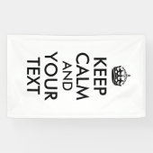  houd de Banner van de Kalm toevoegen Jouw tekst,  (Horizontaal)