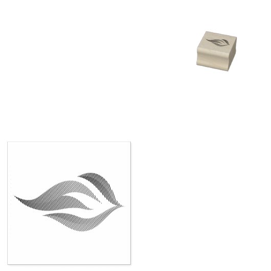 Houd de Blauwe Vlam verlicht Rubberstempel (Gestempeld)